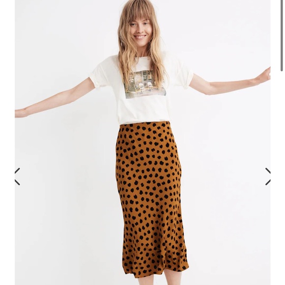Madewell Dresses & Skirts - Madewell leopard print elastic waist midi skirt
Size 0